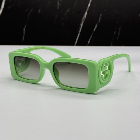 NEW GG1325S 004 GUCCI SUNGLASSES GREEN WOMEN EYEWEAR GUCCI - Picture 4 of 14